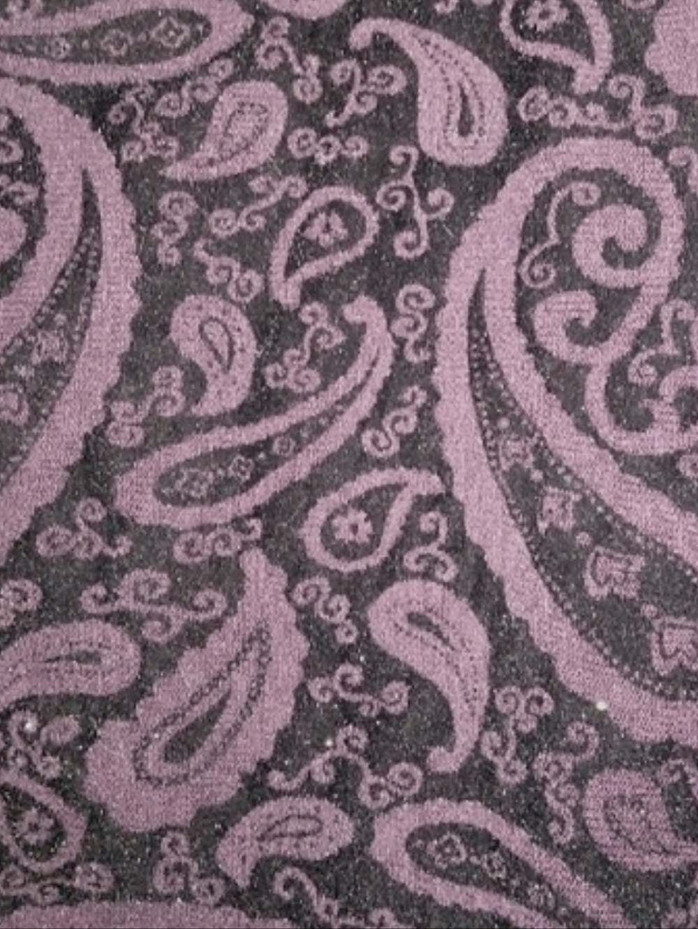Purple Black Burnout Velvet Blouse Paisley Semi Sheer Goth Whimsygoth Wrap Top - Picture 3 of 14